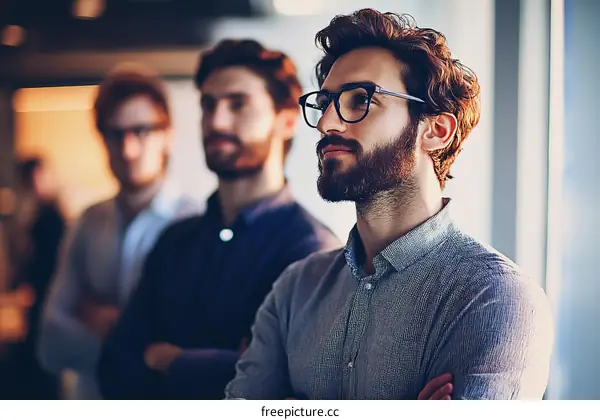 Business Meeting Attendees in Focus