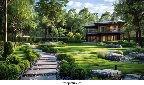 Japanese Modern Garden