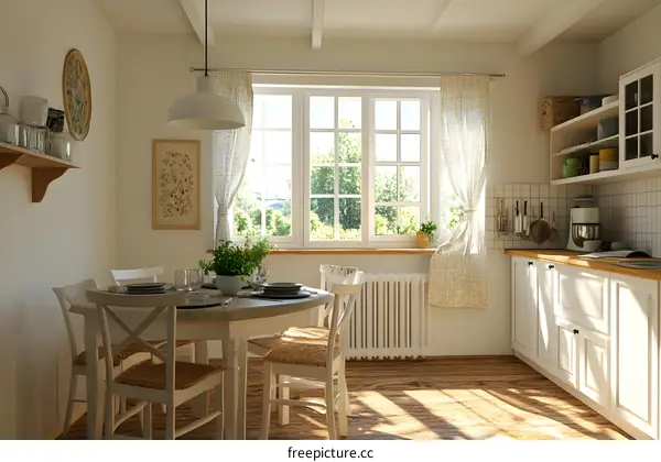 Kitchen Interior Design with Farmhouse Style