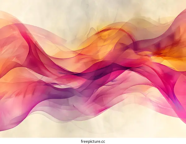 Abstract Flowing Colors Background