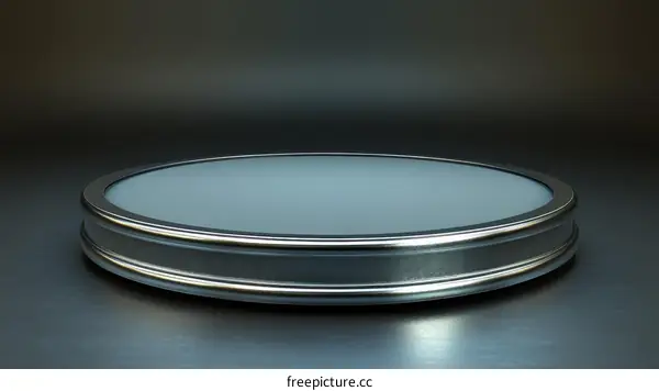 Metallic Round Display Platform
