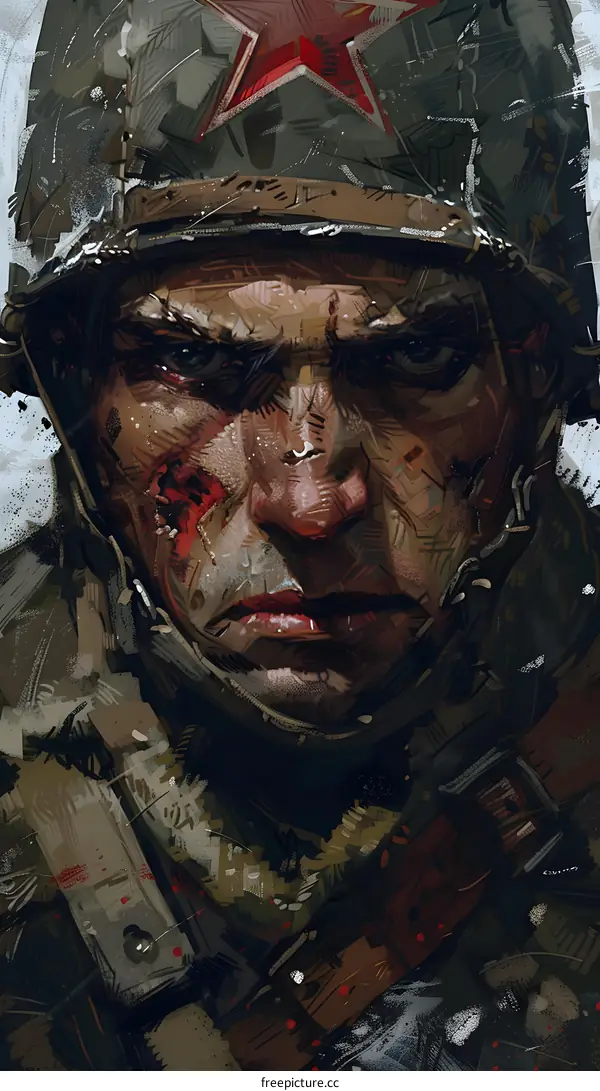 Portrait of a soldier