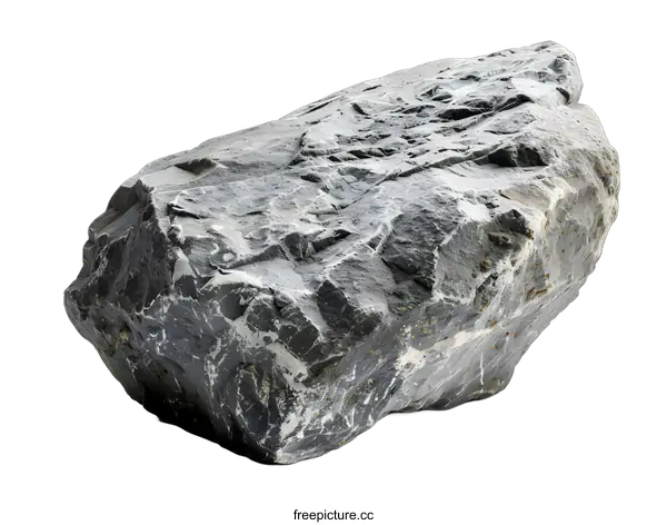 [Transparent Background PNG]Large Rock Isolated on White Background