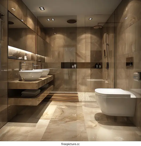 Luxury Modern Bathroom Design Interior
