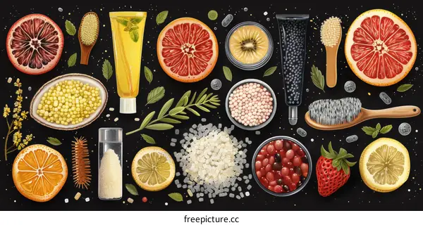 Beauty and skin care products with natural ingredients