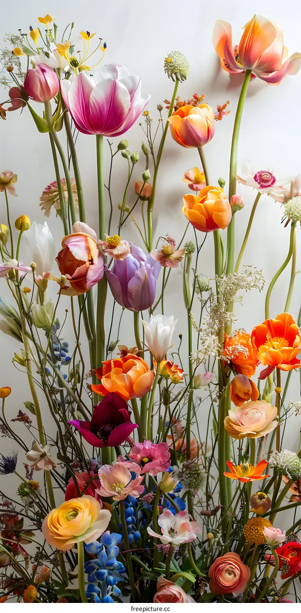 Colorful Flower Bouquet Arrangement