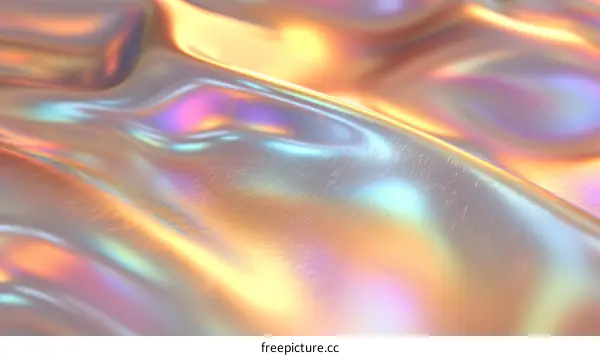 Abstract Holographic Fabric Texture