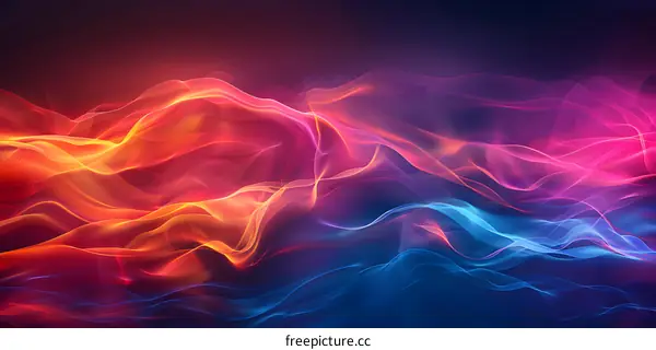 Wavy abstract background