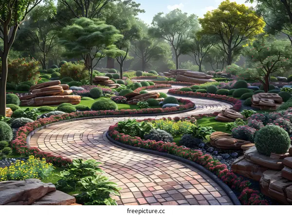 A Beautiful Artistic Landscape Design