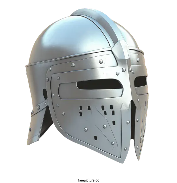 [Transparent Background PNG]Medieval Knight Helmet Illustration
