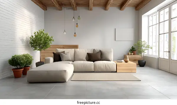 Modern Minimalist Living Room Interior Design
