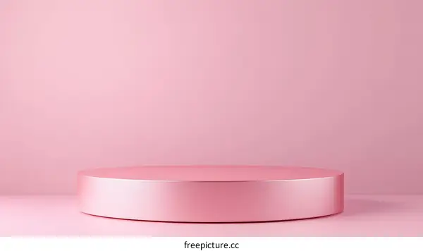 Modern Pink Product Display Podium