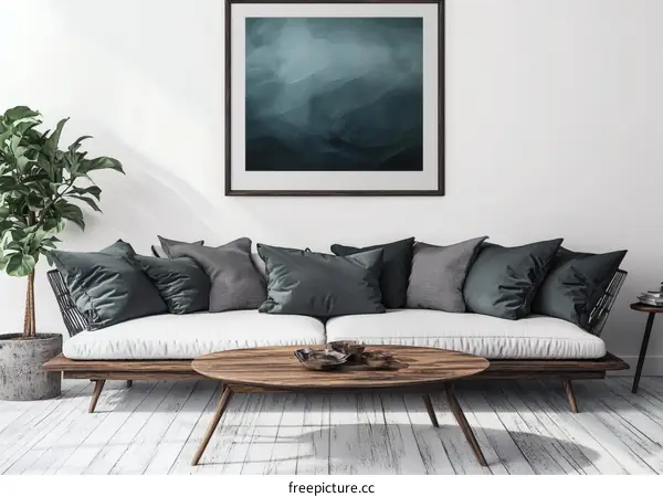 Modern Minimalist Living Room Interior Design