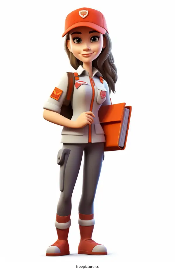 A Young Female Ranger on a Mission