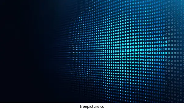 Abstract Dotted LED Screen Background Design