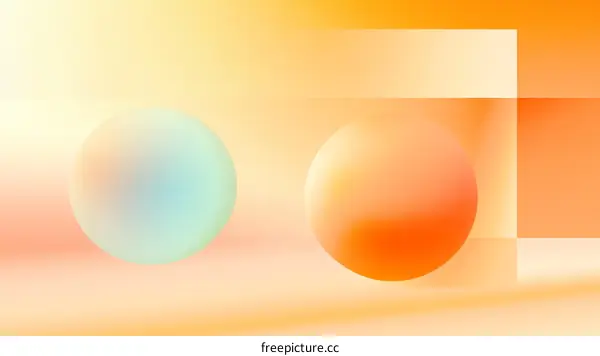 Abstract Geometric Shapes with Gradient Colors