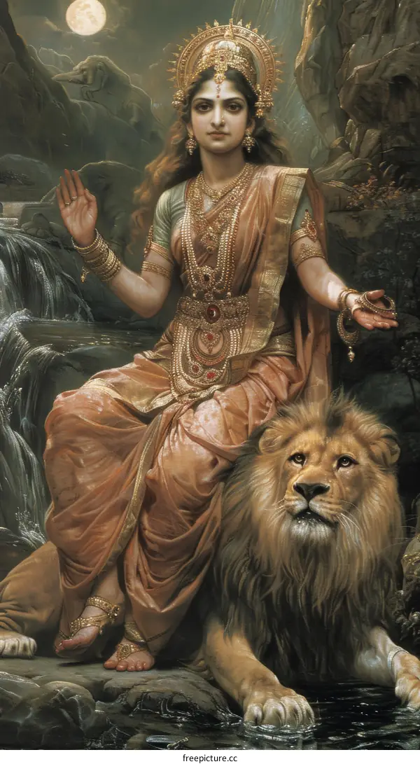 Parvati, the Goddess of Fertility, Love, and Beauty in Hinduism