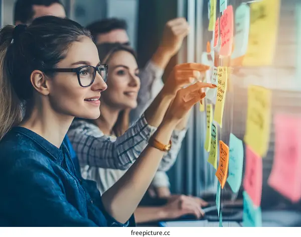 Teamwork Collaboration Brainstorming Meeting Business Strategy