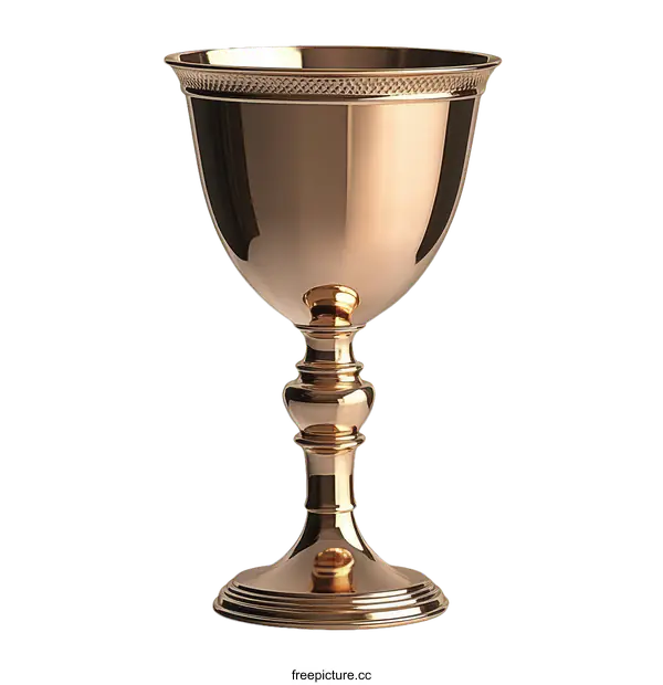 [Transparent Background PNG]Rose Gold Decorative Chalice