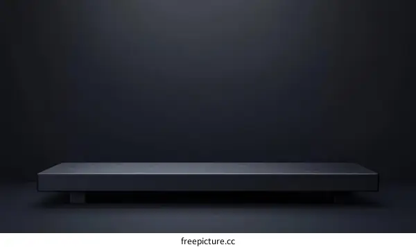 Dark Minimalist Product Display Platform