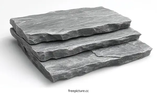 Stacked Grey Stone Slabs for Outdoor Use
