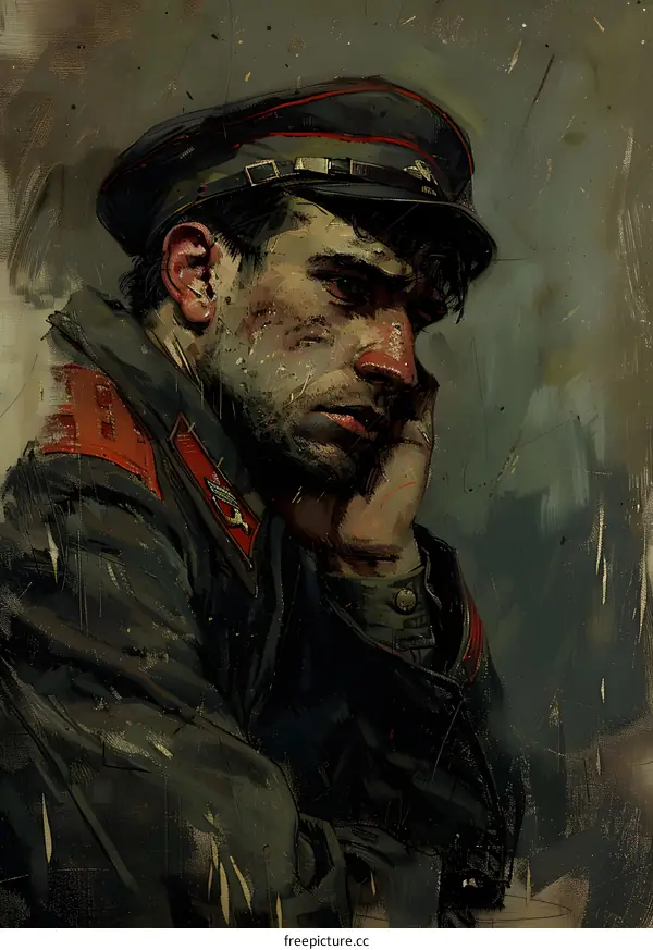 Portrait of a Young Soldier