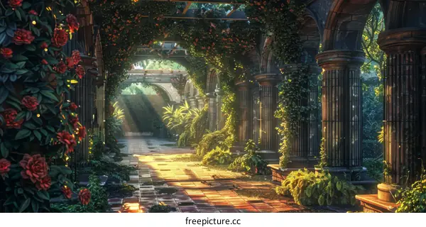 Mystical Garden: Tranquility and Beauty