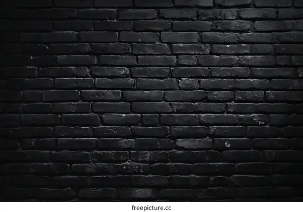 Dark Brick Wall Texture Background Image
