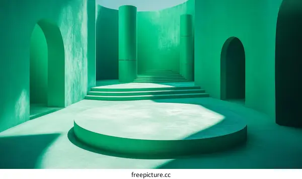 Emerald Green Architectural Interior Design