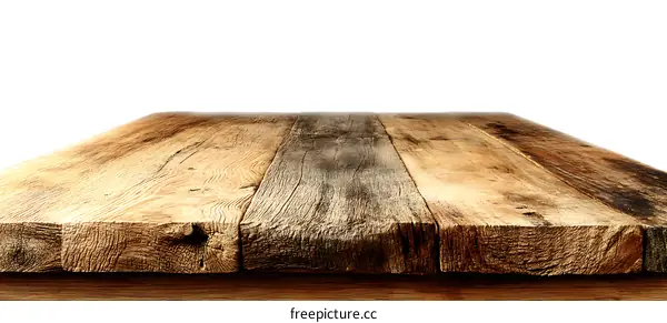 Wooden Table Top with Vintage Look