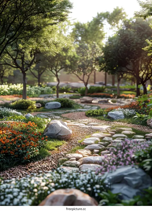 Charming Garden Path