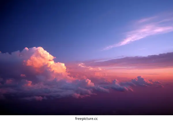 Stunning Cloud Formations at Sunset