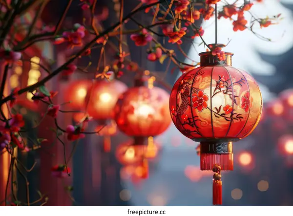 Chinese New Year Lantern Festival - Celebrating with Lights, Joy, and Fortune