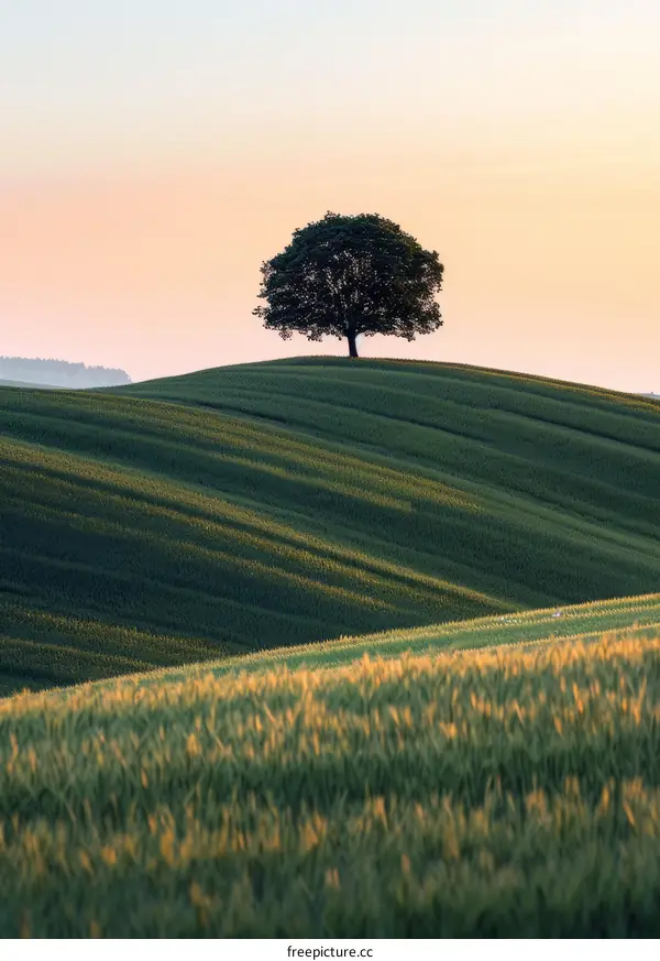 Solitary Tree on the Hilltop