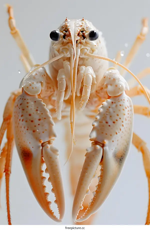 Close-up view of a lobster