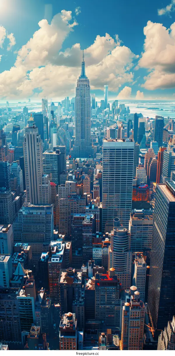 New York City Skyline from Above