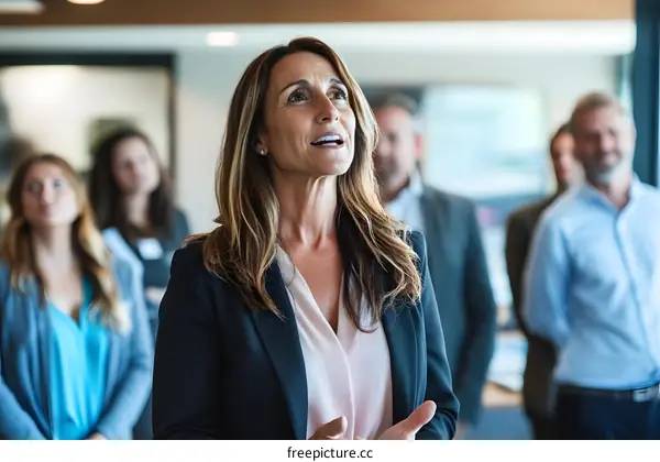 Business Conference Listening Audience