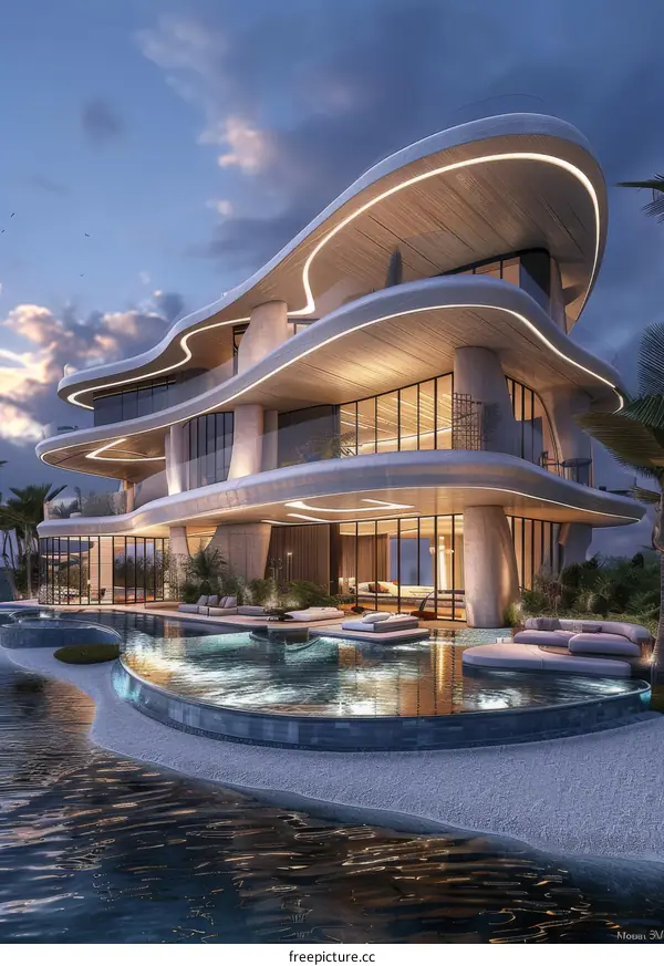 Luxury Modern House with Infinity Pool