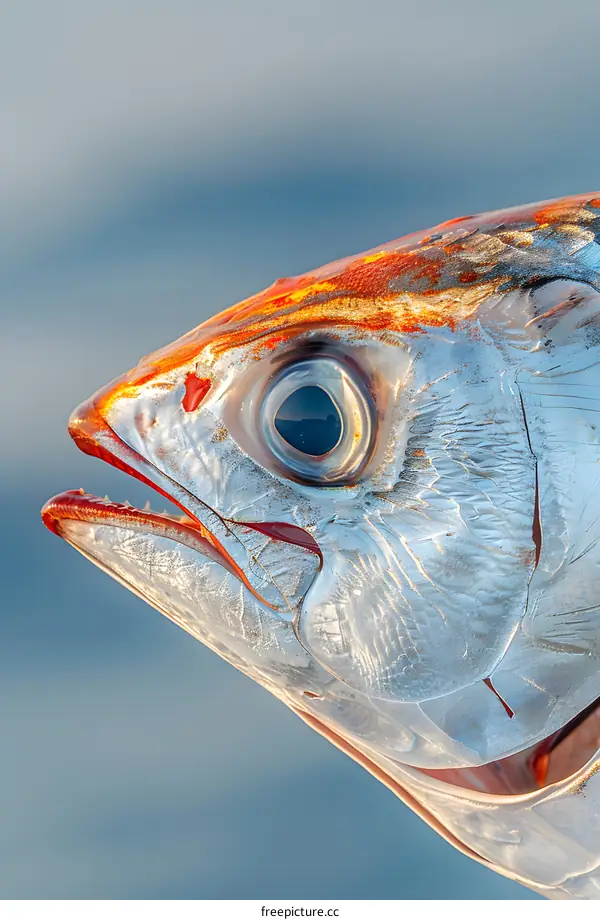 Close Up Fish Head