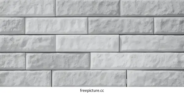 Modern Gray Stone Brick Wall Texture