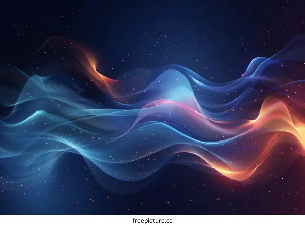 Wavy Geometric Background