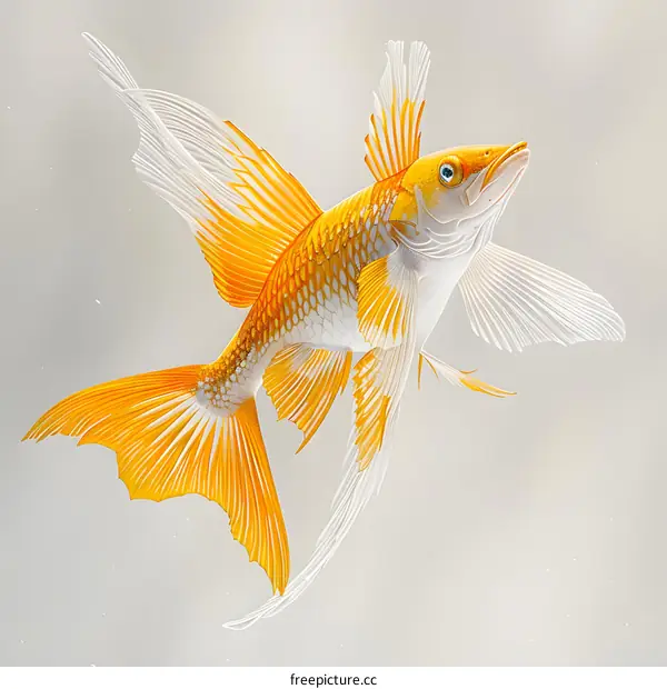 Golden Fish Illustration