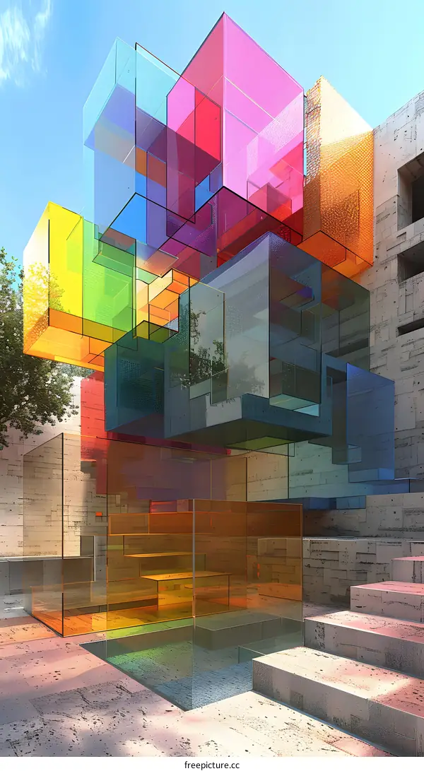 Colorful Glass Architecture
