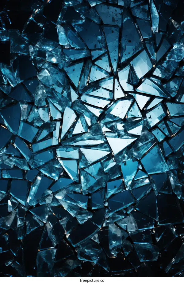 Shattered glass texture