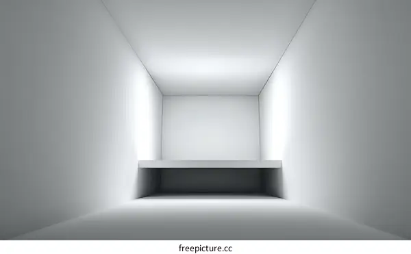 Abstract Minimalist Interior Design Illustration