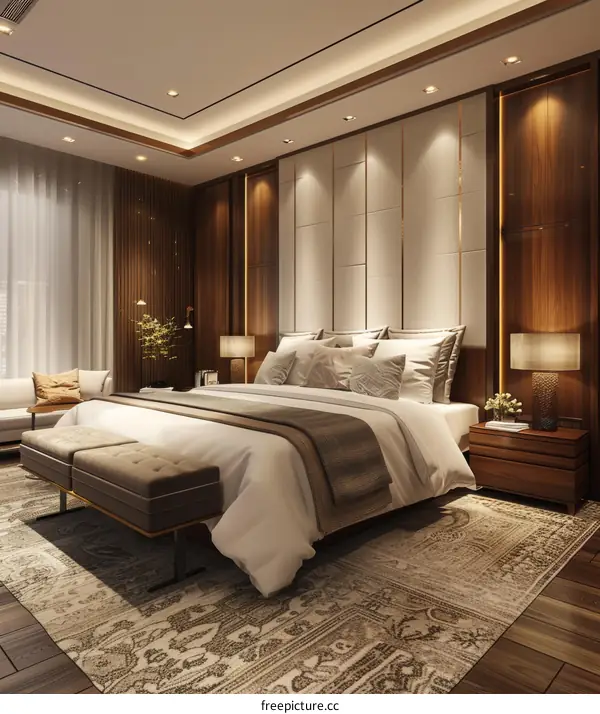 Elegant and Modern Bedroom Interior Design