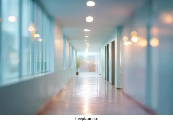 Modern Corridor Interior Design With Natural Light