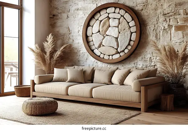 Modern Boho Living Room Interior Design