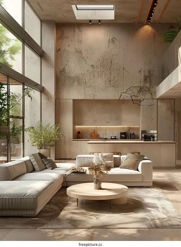 Modern minimalist house interior design