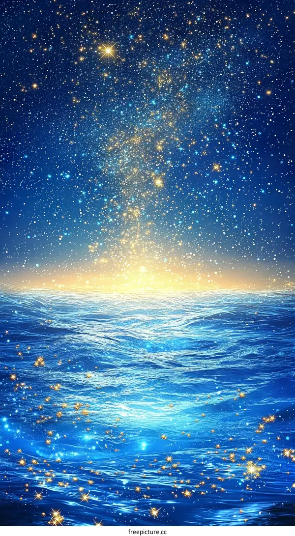 Cosmic Ocean of Sparkling Stars